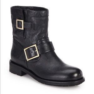 Jimmy choo sz 38 black booties